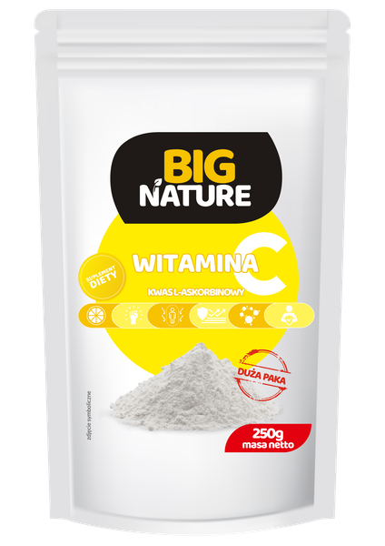 Witamina C Kwas L-Askorbinowy 250g SUPLEMENT DIETY - BIG NATURE zdjęcie 1
