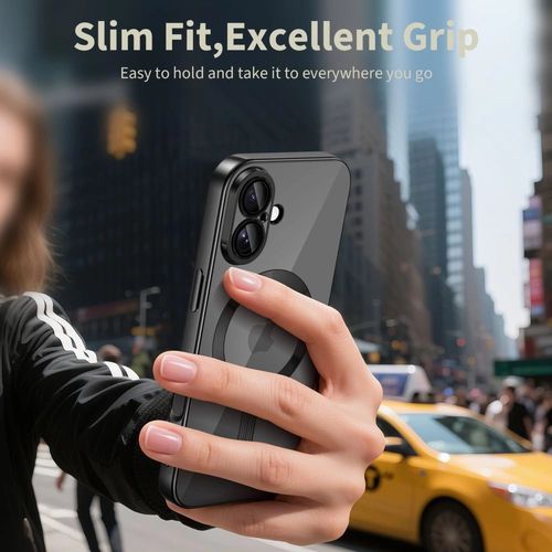 Etui Tech-Protect MagFlex MagSafe na iPhone 17 - przezroczysto-czarne na Arena.pl