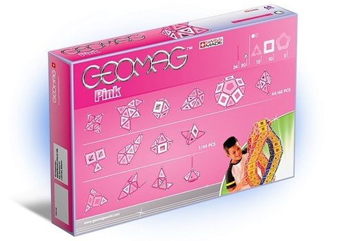 Klocki magnetyczne Pink 68 elementów na Arena.pl
