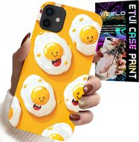 ETUI DO IPHONE 11 - SŁODKIE UŚMIECHNIĘTE JAJKA CASE + FOLIA