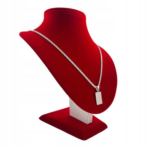 ŁAŃCUSZEK SREBRNY MĘSKI SREBRNY NASZYJNIK NIESMIERTELNIK SREBRNY Z GRAWEREM na Arena.pl