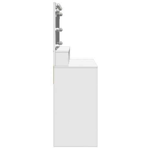 Toaletka z LED, biała, 80x41x134,5 cm na Arena.pl