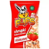 SANTE FLIPS 70G CHRUPKI KUKURYDZIANE TRUSKAWKOWE
