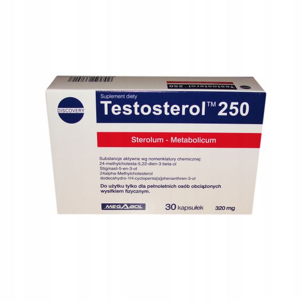 Testoral + Biosterol + Testosterol Testosteron zdjęcie 4