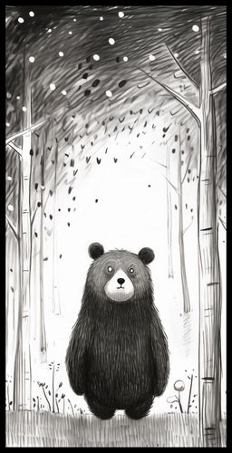 Plakat 50x100cm Ciekawski Miś na Arena.pl