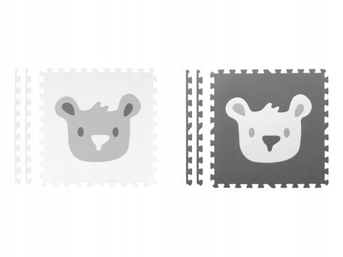 MATA PIANKOWA EVA PUZZLE MIĘKKA DLA DZIECI ZWIERZĄTKA 180x180cm RICOKIDS na Arena.pl