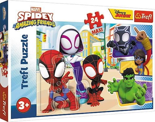 TREFL 14348 Puzzle 24 MAXI Spiday i przyjaciele zdjęcie 1