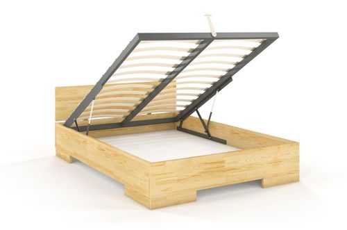 Łóżko sosnowe Spectrum Maxi &Long ze skrzynką 228x205,5 na Arena.pl