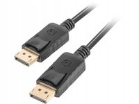 2 x Kabel 50cm DisplayPort - DISPLAY MM v1.2 4K czarny