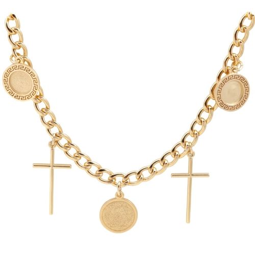 naszyjnik z krzyżykiem i monetkami (c15/tgu/102au) na Arena.pl