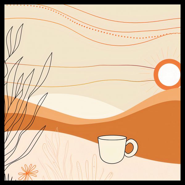 Plakat 60x60cm Ranna Pora zdjęcie 2