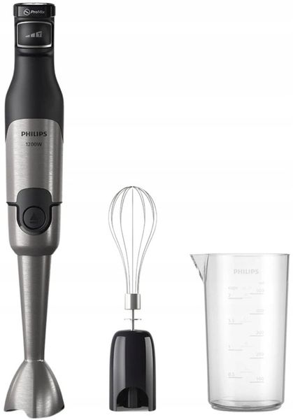 Blender ręczny Philips Seria 5000 HR2682/00 1200W Stal Wskaźnik LED zdjęcie 1