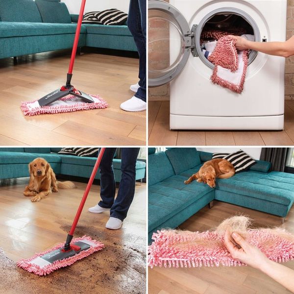 VILEDA Wkład do Mopa płaskiego 3D Chenille zdjęcie 2