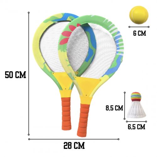 ZESTAW PLAŻOWYCH RAKIETEK DO BADMINTONA na Arena.pl