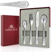 Sztućce dla dzieci + GRAWER GERLACH BON TON pieski