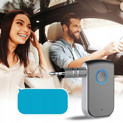 BEZPRZEWODOWY ODBIORNIK BLUETOOTH 5.0 ADAPTER TRANSMITER AUX MINI-JACK 3.5 na Arena.pl