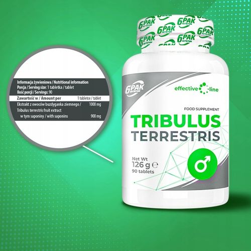 TRIBULUS MOCNY BOOSTER TESTOSTERONU POTENCJA 95% na Arena.pl