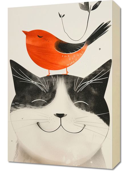 Obraz 40x60cm Pyzaty Przyjaciel zdjęcie 1