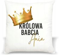 foto PODUSZKA PREZENT Królowa BABCIA imię Babci