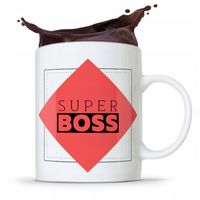 Kubek Prezent Dla Szefa Super Boss Z Nadrukiem Ze Zdjęciem