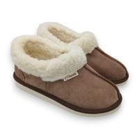 Bambosze Damskie Wełna Naturalna Ciepłe Wygodne Kapcie 39