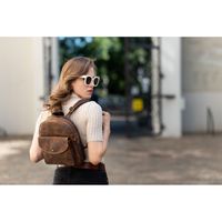 plecak damski retro vintage brązowy t-18-br