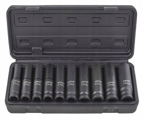 NASADKI UDAROWE 1/2'' DŁUGIE ZESTAW 10-24MM 10EL PRO na Arena.pl