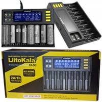 Ładowarka LIITOKALA LII-S8+CAR do aku AA, AAA, SC, Li-Ion, IMR, LiFePO4