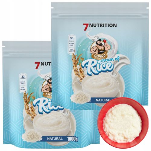 7NUTRITION Kleik Bez Cukru Zamiast Posiłku Zdrowa Przekąska Naturalny 2kg na Arena.pl