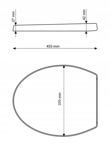 Deska WC sedesowa toaletowa klozetowa WC UNIWERSALNA Wolnoopadająca POLLY na Arena.pl