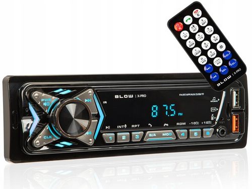 RADIO SAMOCHODOWE BLUETOOTH 1-DIN USB AUX SD MIKROFON PILOT BATERIA na Arena.pl