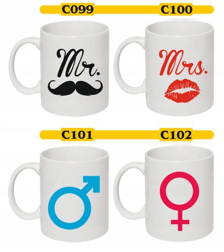 Kubki dla par prezent świąteczny dla znajomych HIT na Arena.pl