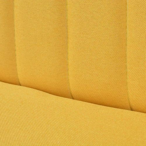 Sofa 117X55,5X77 Cm, Żółty Materiał na Arena.pl