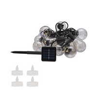 GIRLANDA 15 LAMP SOLARNA BULB LED 4,8M CZUJKA TEALIGHT4