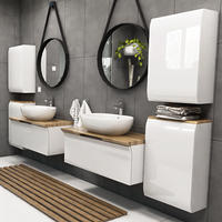 Meble Łazienkowe Podwieszane Umywalkowe Wiszące