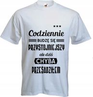 Koszulka MĘSKA Z NAPISEM NADRUKIEM PREZENT imię