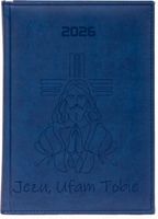 KALENDARZ A5 2026 dzienny TERMINARZ z grawerem PREZENT DLA KSIĘDZA