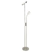 Nowoczesna lampa podłogowa Ophus LED 23W 3000K do salonu satyna