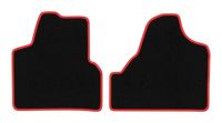 Dywaniki welurowe CARLUX-RED do Citroen Jumpy II 2007-2016 czarne