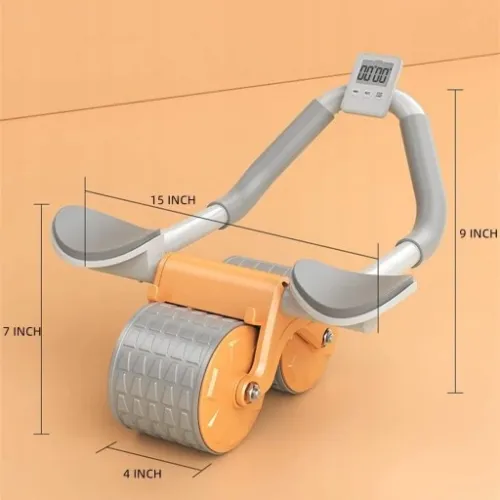 Koło ROLLER Do Ćwiczeń MIĘŚNI BRZUCHA Kółko ABS na Arena.pl