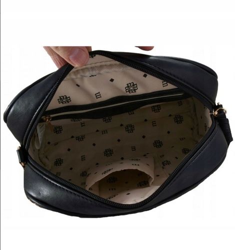 Monnari Czarna Pikowana Torebgka Listonoszka z łańcuszkiem na Arena.pl