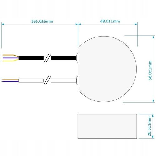 Zasilacz 12V LED Dopuszkowy Do Puszki Puszkowy 60W 5A Do Taśmy na Arena.pl