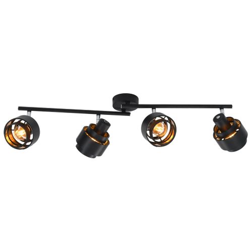 Lampa Z 4 Reflektorami, Czarna, E14 na Arena.pl