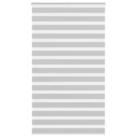 Roleta zebra, jasnoszara, szerokość tkaniny 120,9cm, poliester