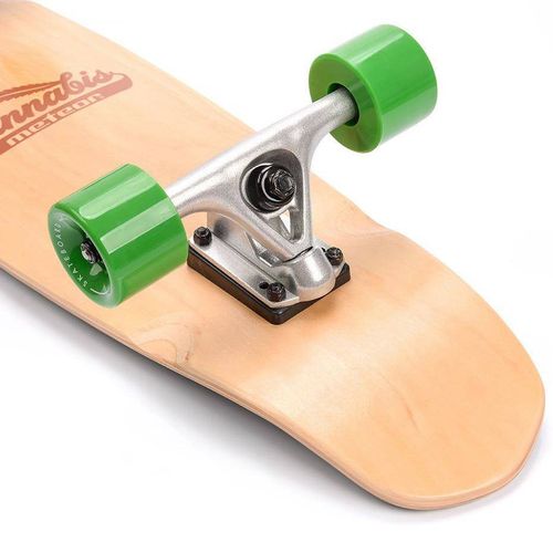 Deskorolka Meteor Cannabis zielono-brązowo-pomarańczowa 22595 na Arena.pl