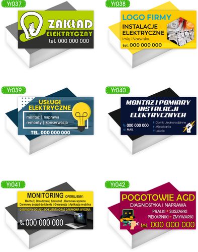 Wizytówki firmowe reklamowe 200szt dużo wzorów AUTO SERWIS SAMOCHODOWY na Arena.pl