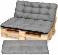 PODUSZKA NA ŁAWKĘ OGRODOWĄ 120x80+120x50 cm stal