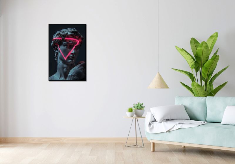 Plakat 53x81cm Neonowy Renesans zdjęcie 4