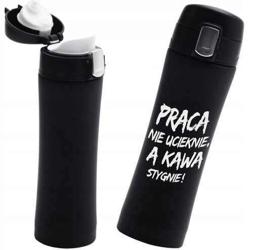 Kubek termiczny grawer termos z własnym projektem do kawy na prezent na Arena.pl