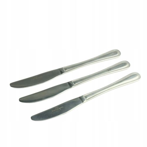 KPL. NOŻY OBIADOWYCH OLIVIA 3SZT STAL NIERDZEWNA NÓŻ STOŁOWY WYSOKA JAKOŚĆ na Arena.pl